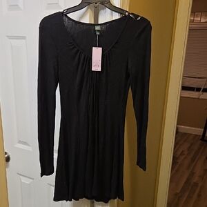 Wild Fable Black Long Sleeve Dress